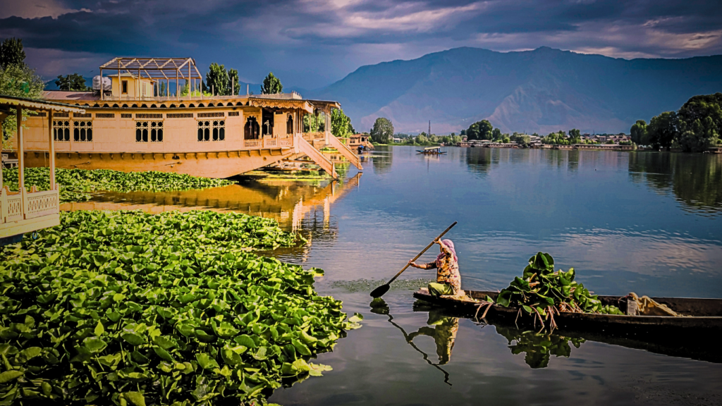 how are houseboats of kerala and kashmir different