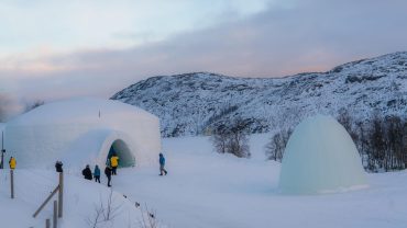 ice igloo in manali